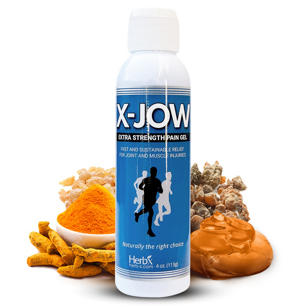 X-Jow: Natural Pain Relief Gel for Muscle and Joint Pain/ Sports Injuries. (4 oz)